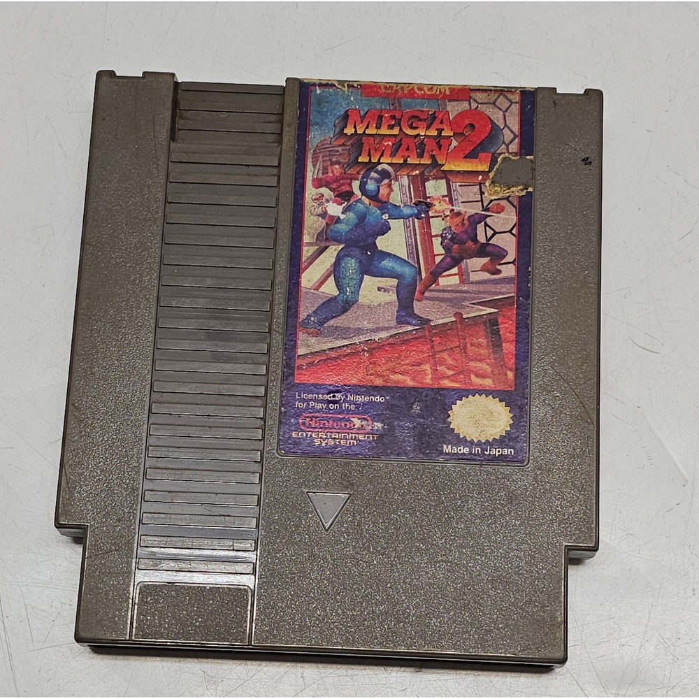 Mega Man 2 Nintendo NES Capcom 1988 Authentic Video Game Cartridge Retro Classic